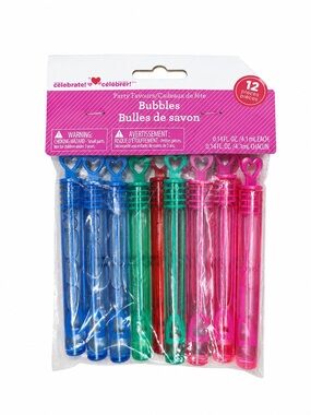 🫧  2/$16 or 3/$21 - WAY TO CELEBRATE NWT Party Favor Bubble Wands 12pc Birthday